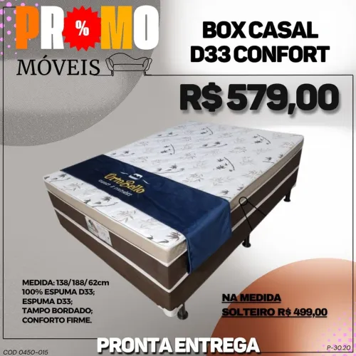 Cama Box Casal D33