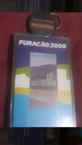 Fita k7 furacão2000 nacional raro com brinde