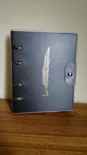 Fichário - Caderno Argolado Ultra PVC - Noir - Ótima