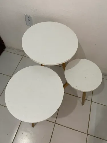 Trio de mesas 