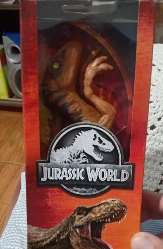 Velociraptor Jurassic World Diino Rivals Mattel 30 cm Original NOVO e Lacrado de Fábrica 