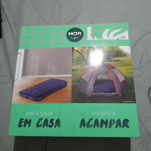 COLCHÃO INFLAVEL SOLTEIRO - NOVO