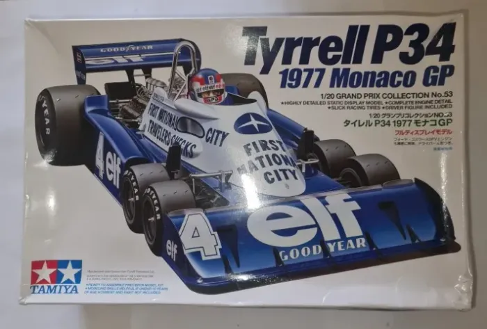 Kit Tamiya Tyrrell P34 1977 - Mônaco GP - escala 1/20