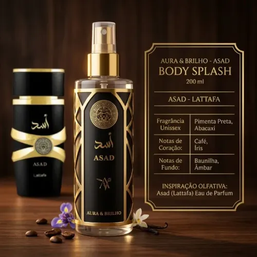 Body Splash Asad 200ml Perfume Unissex