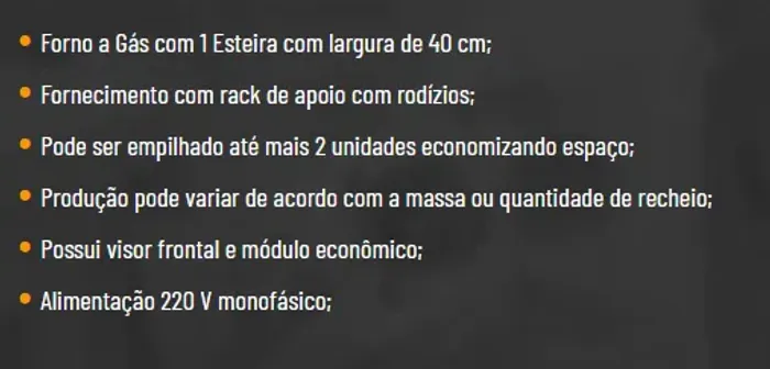 FORNO ELETRICO ESTEIRA PIZZARIA