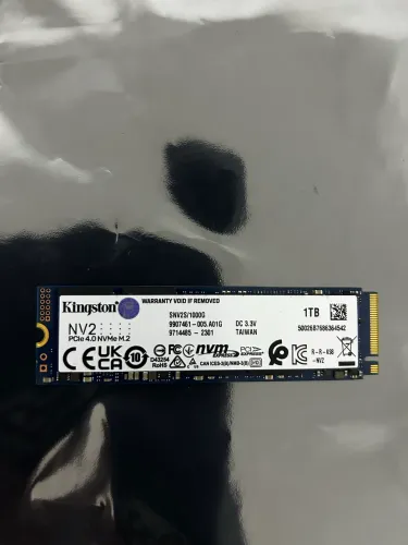SSD Kingston Nvme 1TB Original em estado de novo