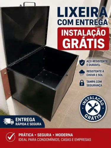 Lixeira de ferro
