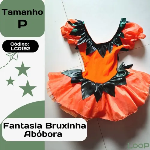 Fantasia Bruxinha Abóbora 