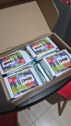 Kit de100 pacotes/envelopes (700 figurinhas) panini copa do mundo 2026