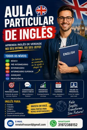 Aulas Particulares de Inglês