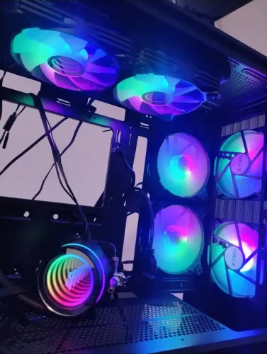 Gabinete Desktop + Water Cooler Darkflash 240 Intel LGA17xx e AMD AM5