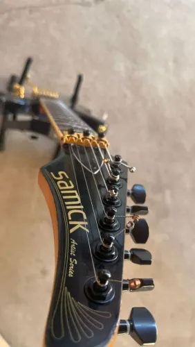 Guitarra samick feito upgrade guitarra bem rara 