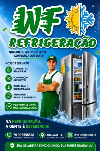 Consertos de geladeira.