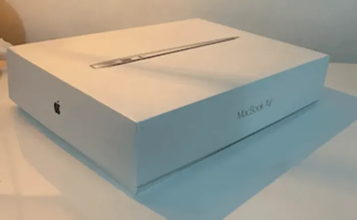 caixa vazia macbook air