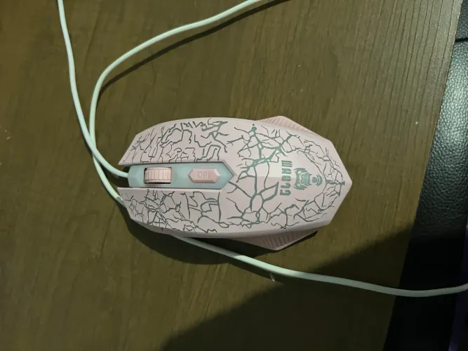 Teclado e mouse da glam
