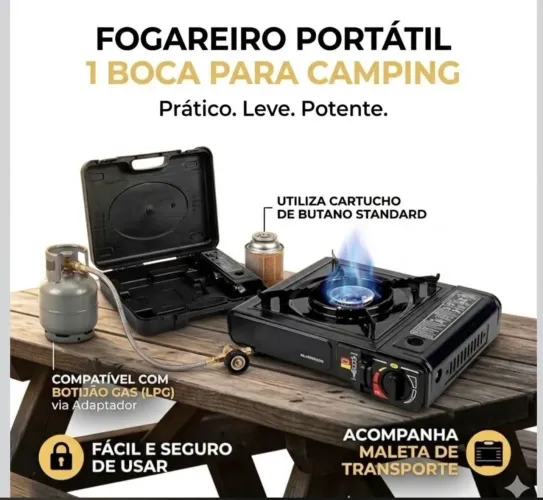 Fogareiro portátil 