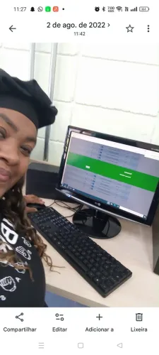 Computador, CPU da Positivo e monitor sansung