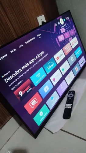 VENDO TV 43 SMART TOP, COM COMANDO DE VOZFUNCIONA PERFEITAMENTE, TV CONSERVADA,!!!