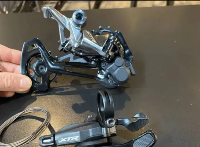 Câmbio Shimano xtr e passador xtr