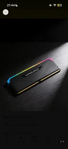 Memória Ram Corsair Vengeance Rgb Rs 32gb 1x32gb (Avulsa)
