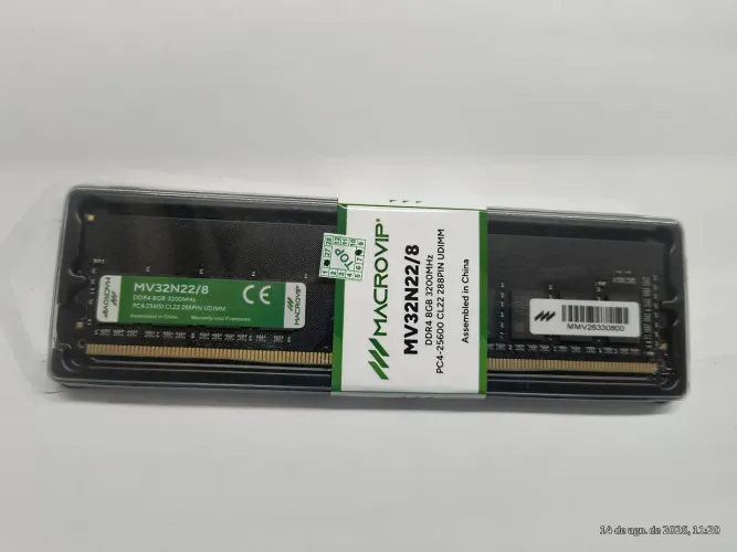 Memória 8gb ddr4 mv32n22 Macrovip