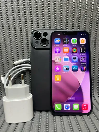 iPhone 13 - 128 GB - Azul Escuro - Carregador e Capinha