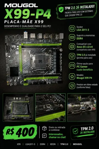 Placa mãe x99 mougol