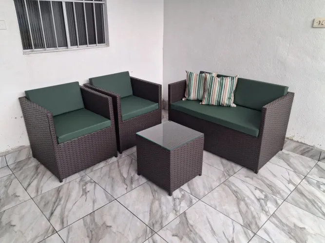 Móveis em fibra sintética e Corda Náutica 