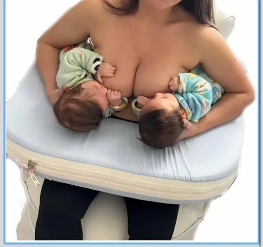 Almofada de amamentação de gêmeos