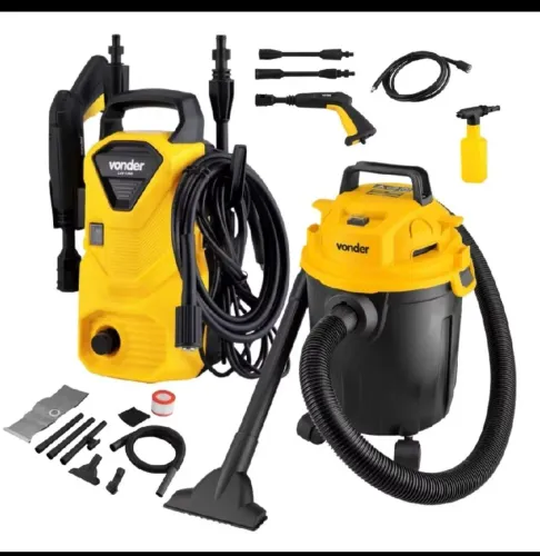 Vendo equipamentos  pra lava jato temho pano esposa sabão líquido 