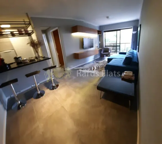 Flat para locação no Jardins - Edifício Matiz Manhattan Hotel - Cód. FAX05116