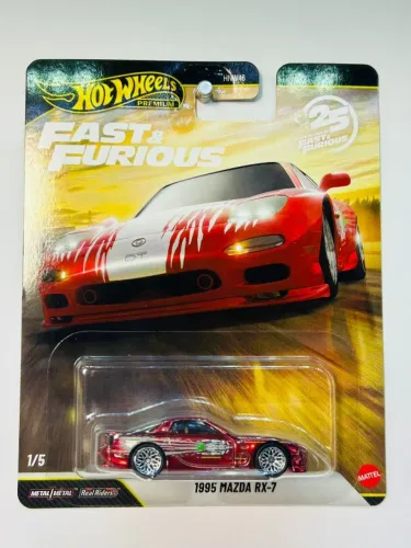 Hot Wheels Premium 1995 Mazda RX-7 - FAST & FURIOUS CHASE