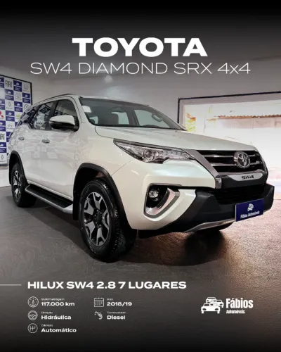 Toyota Hilux SW4 SRX Diamo. 4X4 2.8 TB DIE AUT 2019
