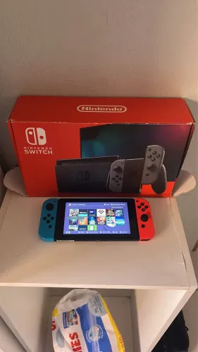 Nintendo Swift v1 desbloqueado com cartão 128GB completo todos acessórios