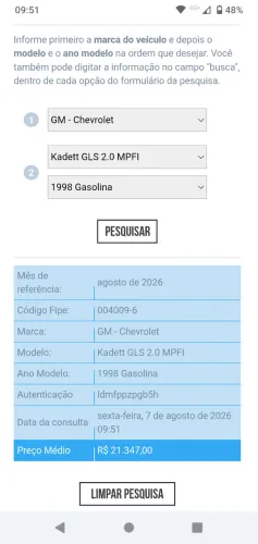 Chevrolet Kadett GLS 2.0 MPFI 1998