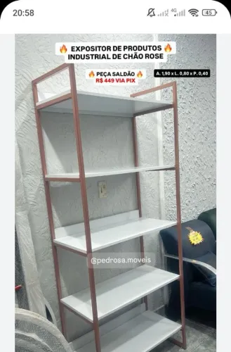 Expositor para produtos 