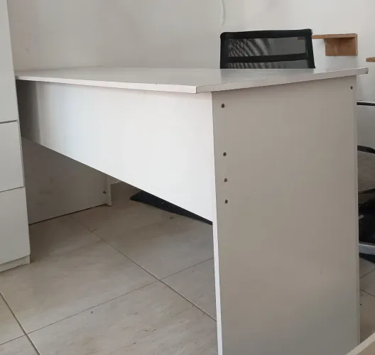 Mesa de escritório escrivaninha branca