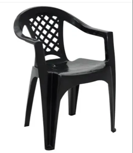 CADEIRA C/ BRAÇO IGUAPE PRETO (Dividimos Em Até 10x Sem Juros)