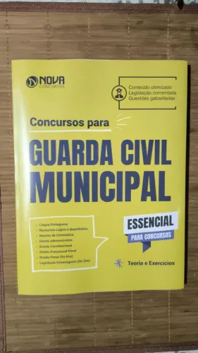 Livro Novo - Guarda Civil Municipal | Nova Concursos