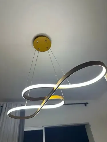 Lustre Pendente LED com 3 Tons de Luz