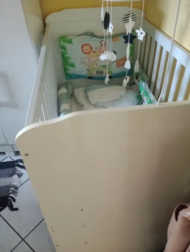 BERÇO, COLCHÃO E KIT COMPLETO(Menino)