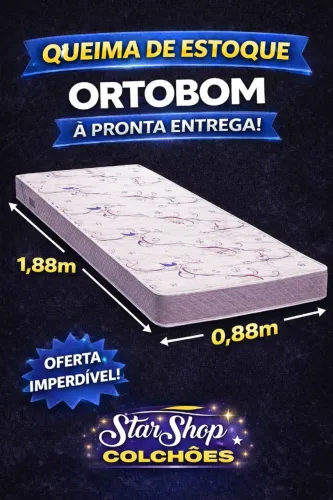colchao solteiro ortobom d-20 phisycal harmony