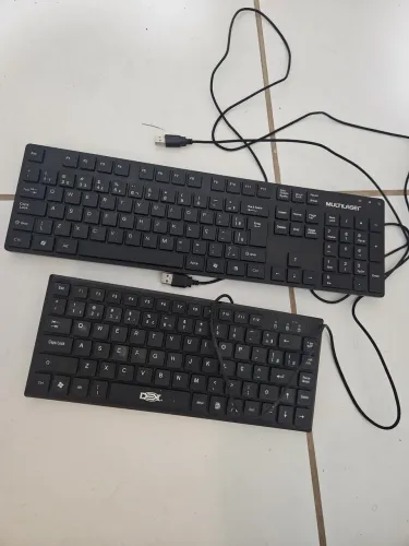 Dois teclados pc/notebook