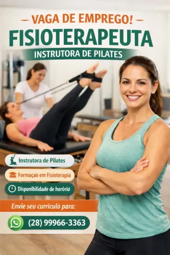 Vagas Instrutoras de Pilates 