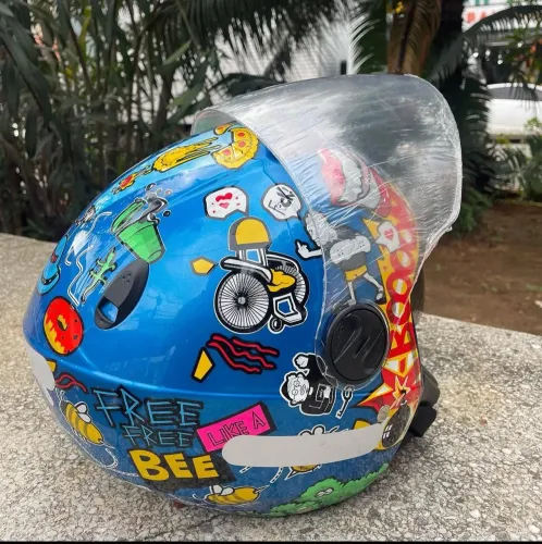Capacete Aberto Pro Tork Tam 58 Viseira Fumê