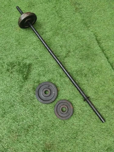 Barra reta + anilhas