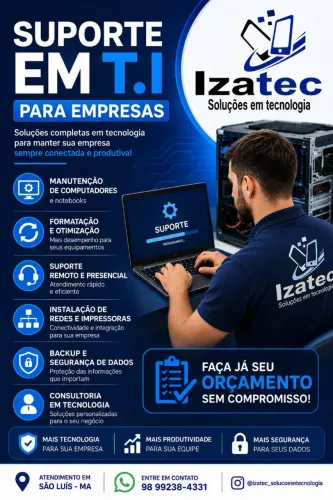 Suporte T.I - informatica- manutenção