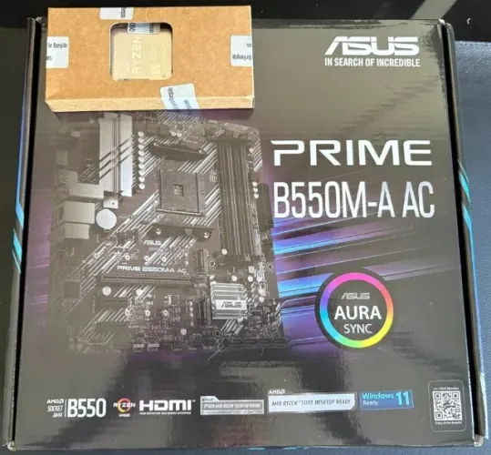 Kit Placa mae B550m Asus + Ryzen 7 5700x [Novos] Leiam o anuncio!