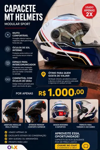Capacete articulado robocop