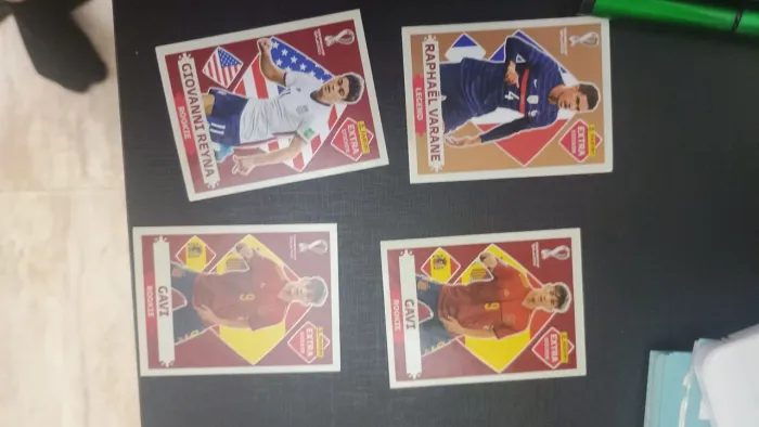 Lote Figurinhas Extras - Copa do Mundo 2022